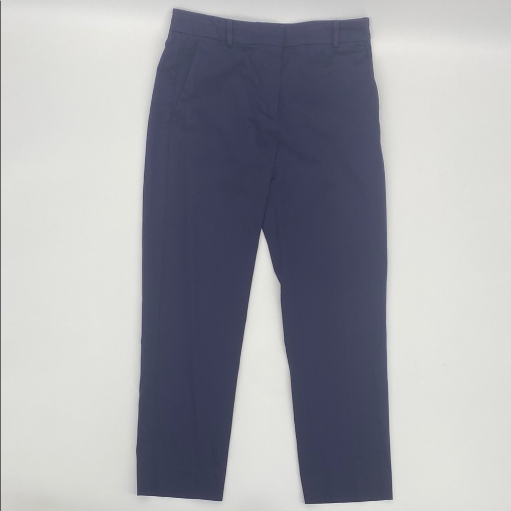 MAX MARA Purple Skinny Cotton Trousers